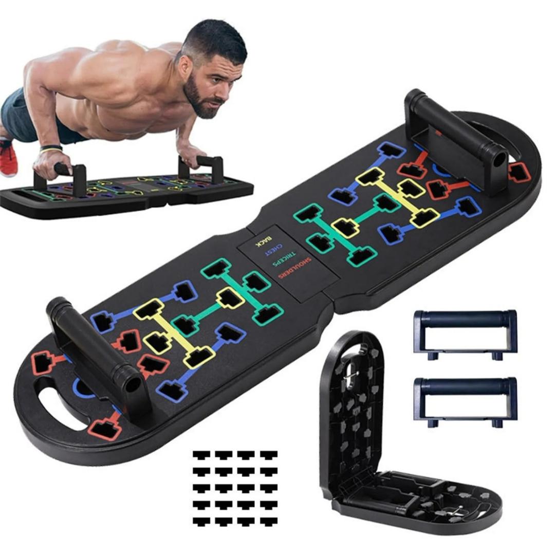 Planche de Pompes Multizone – Entraînement Ciblé, Résultats Précis. ((Multi-Zone Push-Up Board – Targeted Training)
